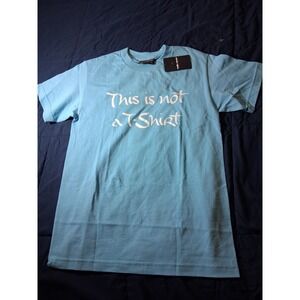 The Hundreds‎ T Shirt Mens Small This Is NOT A Tshirt Blue Short Sleeve NWT